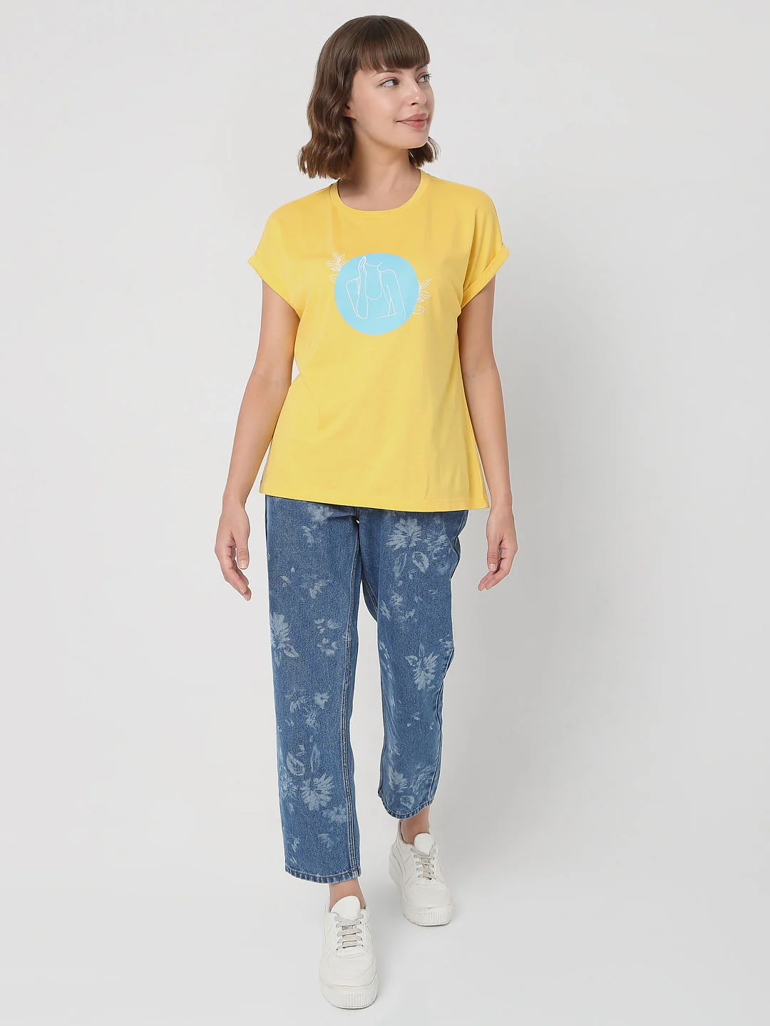 Yellow Graphic T-Shirt - Image 5