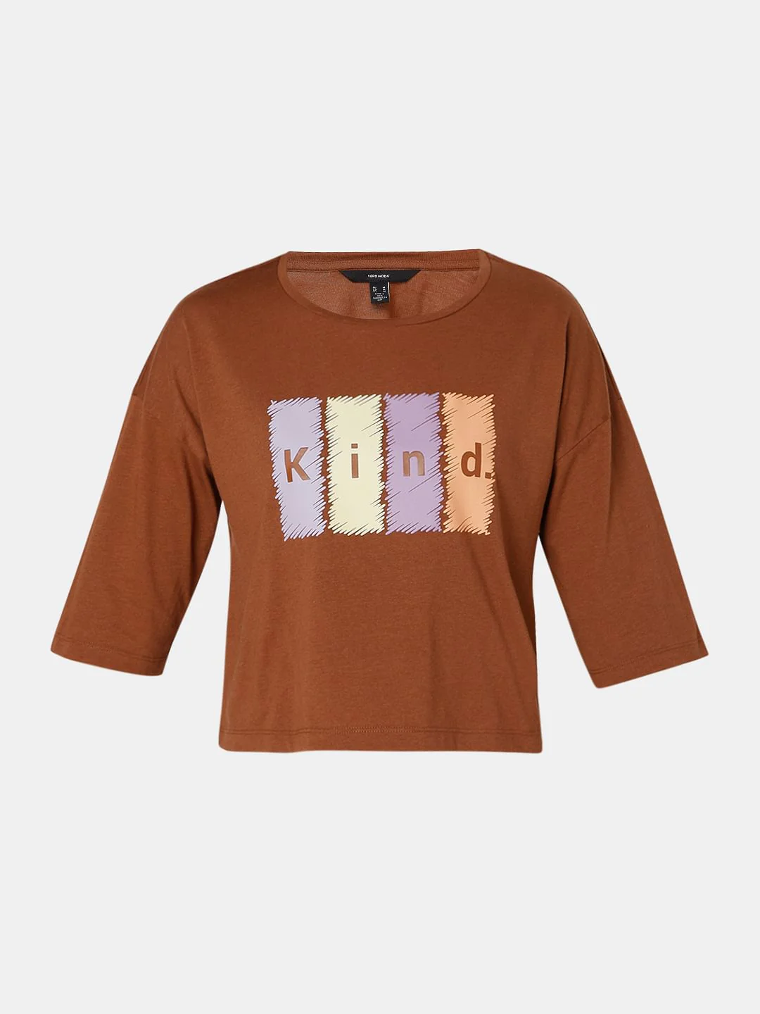 Brown Graphic Print T-Shirt - Image 7