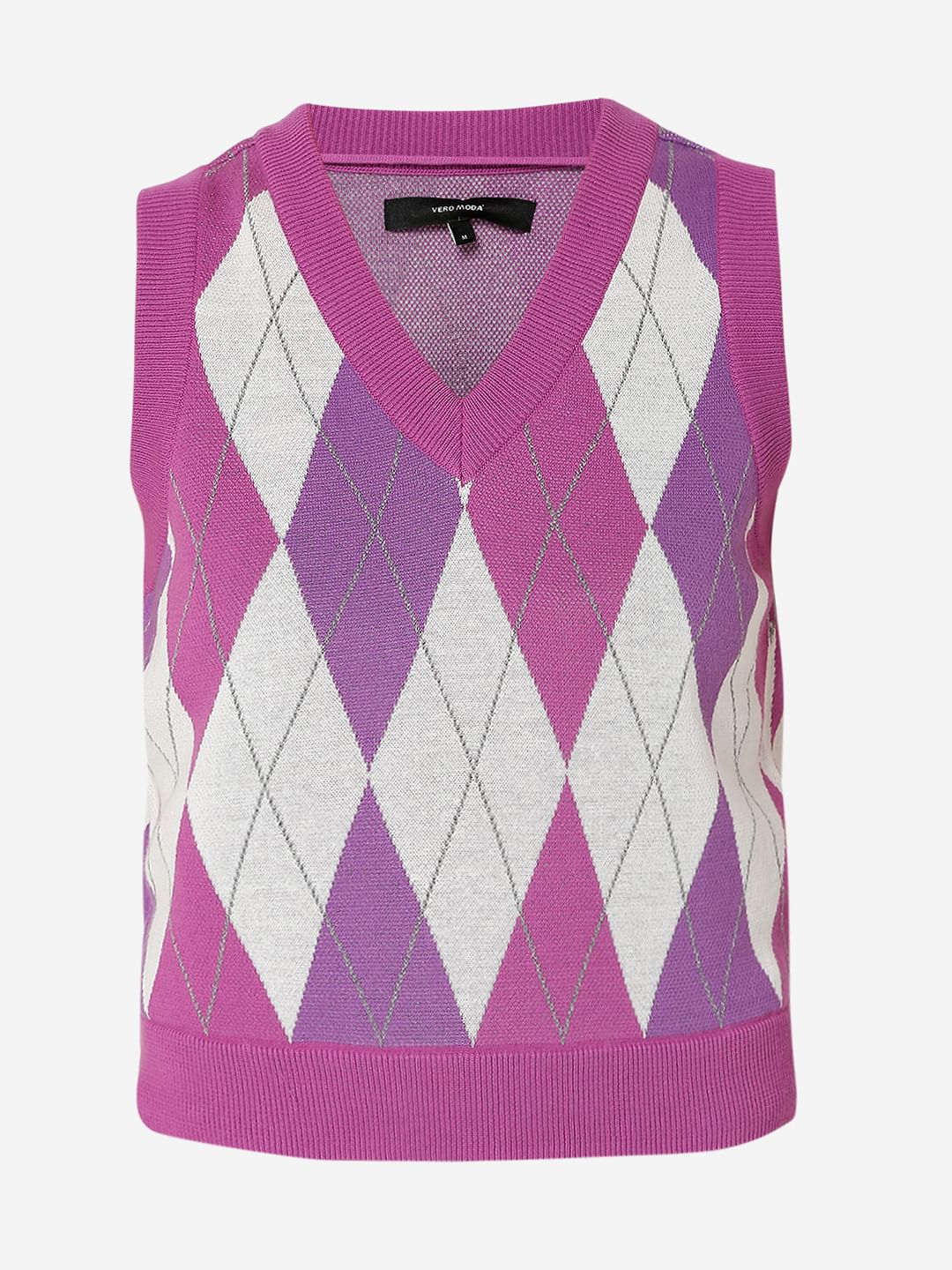 Purple Knit Co-Ord Sweater - Image 7