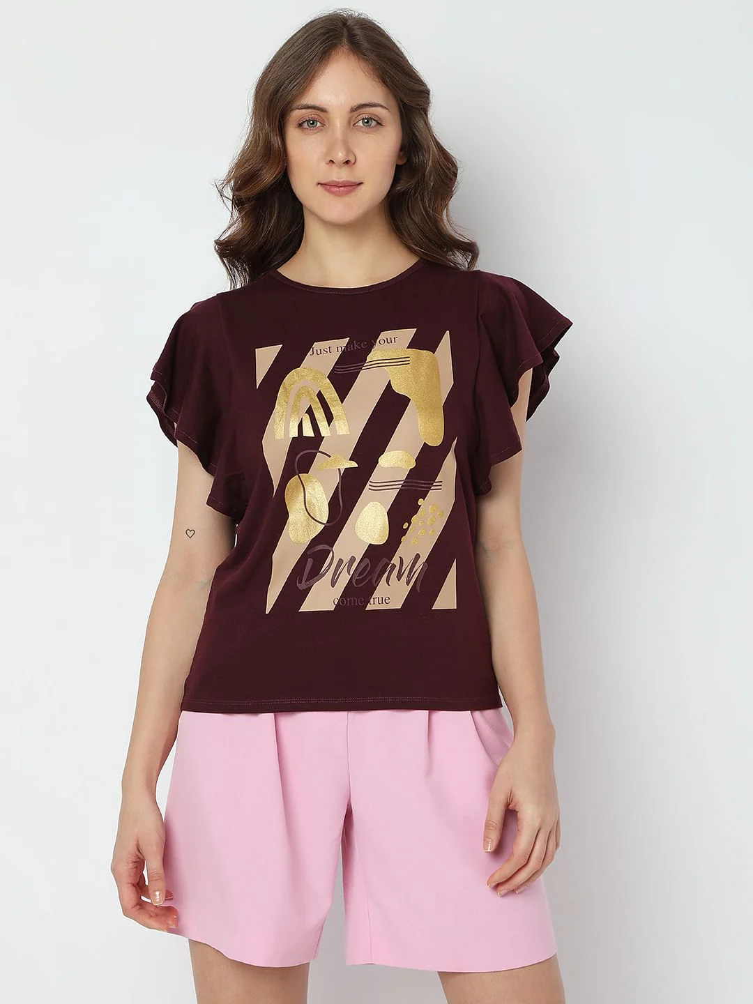Wine Graphic Print T-Shirt - Image 2
