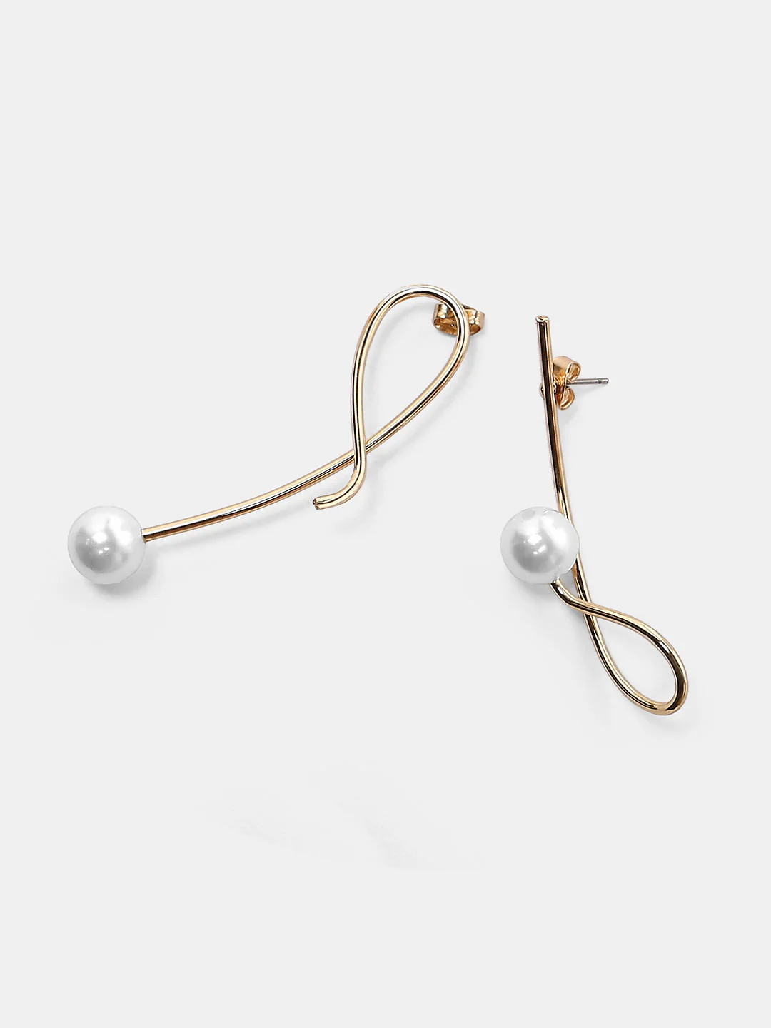 Golden Pearl Earrings - Image 4