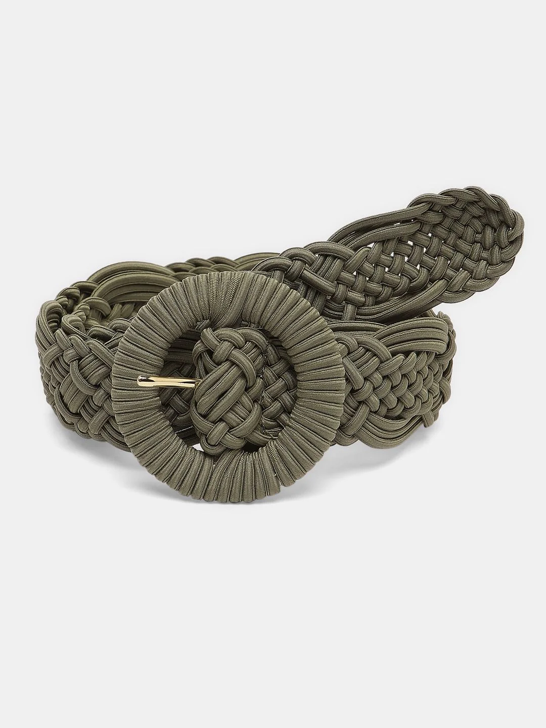 Green Jute Crochet Belt - Image 2