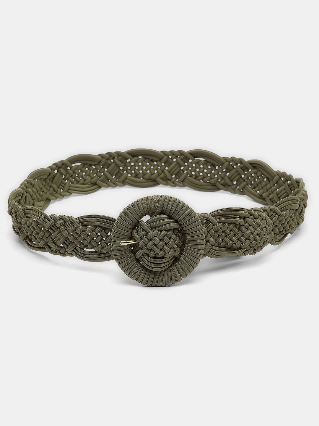 Green Jute Crochet Belt - Image 3