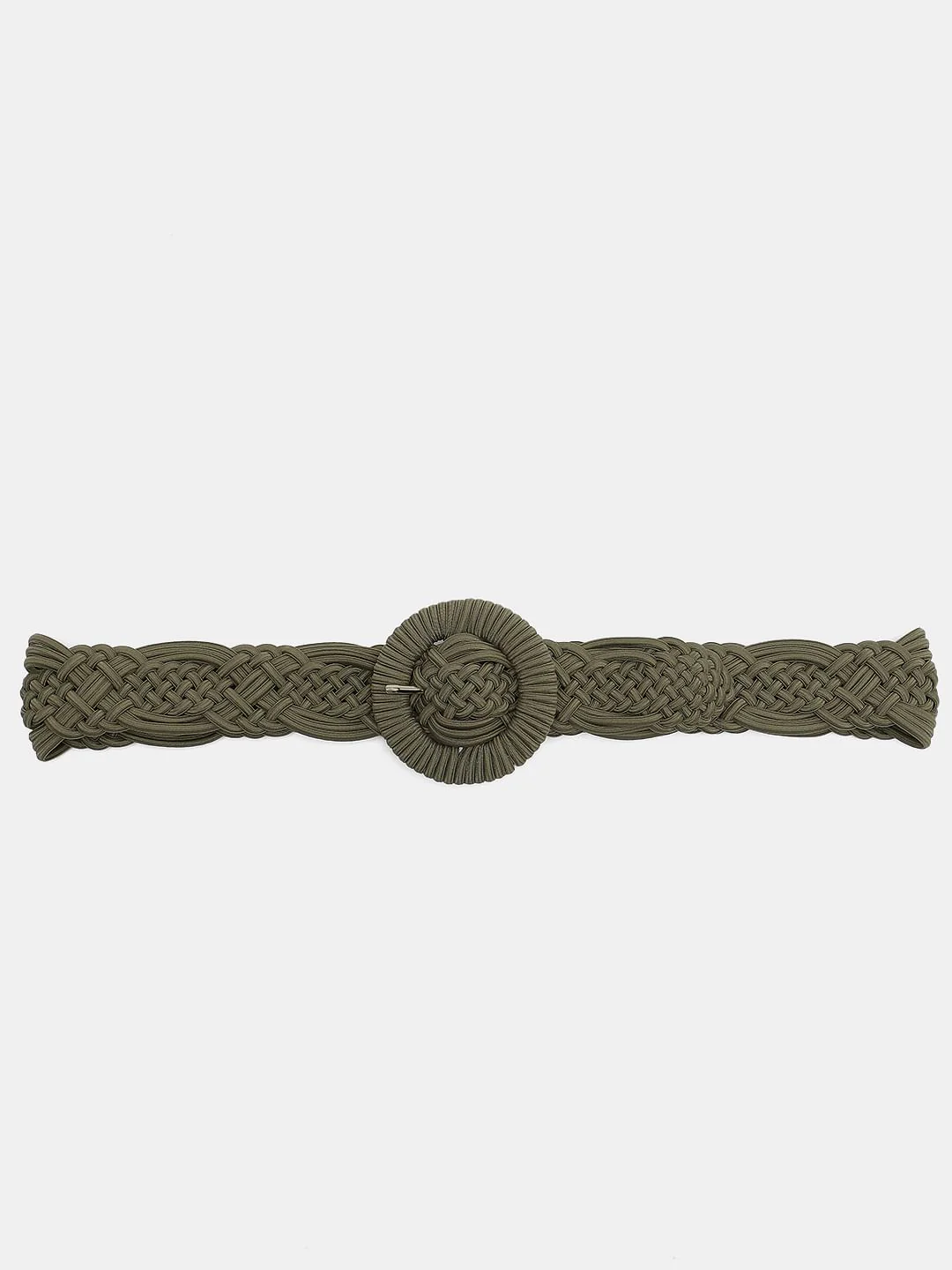 Green Jute Crochet Belt - Image 4