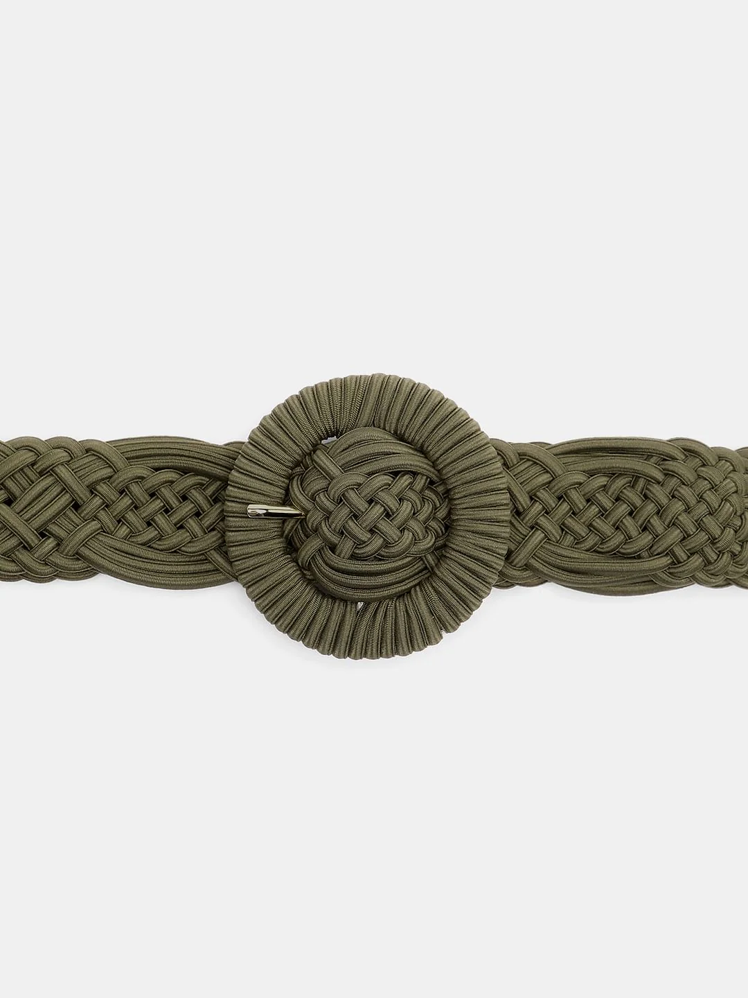Green Jute Crochet Belt - Image 5
