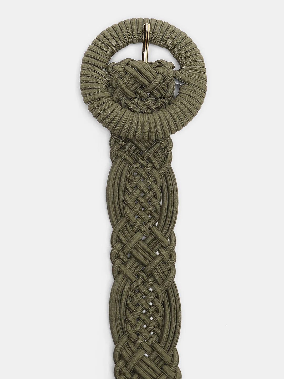 Green Jute Crochet Belt - Image 6