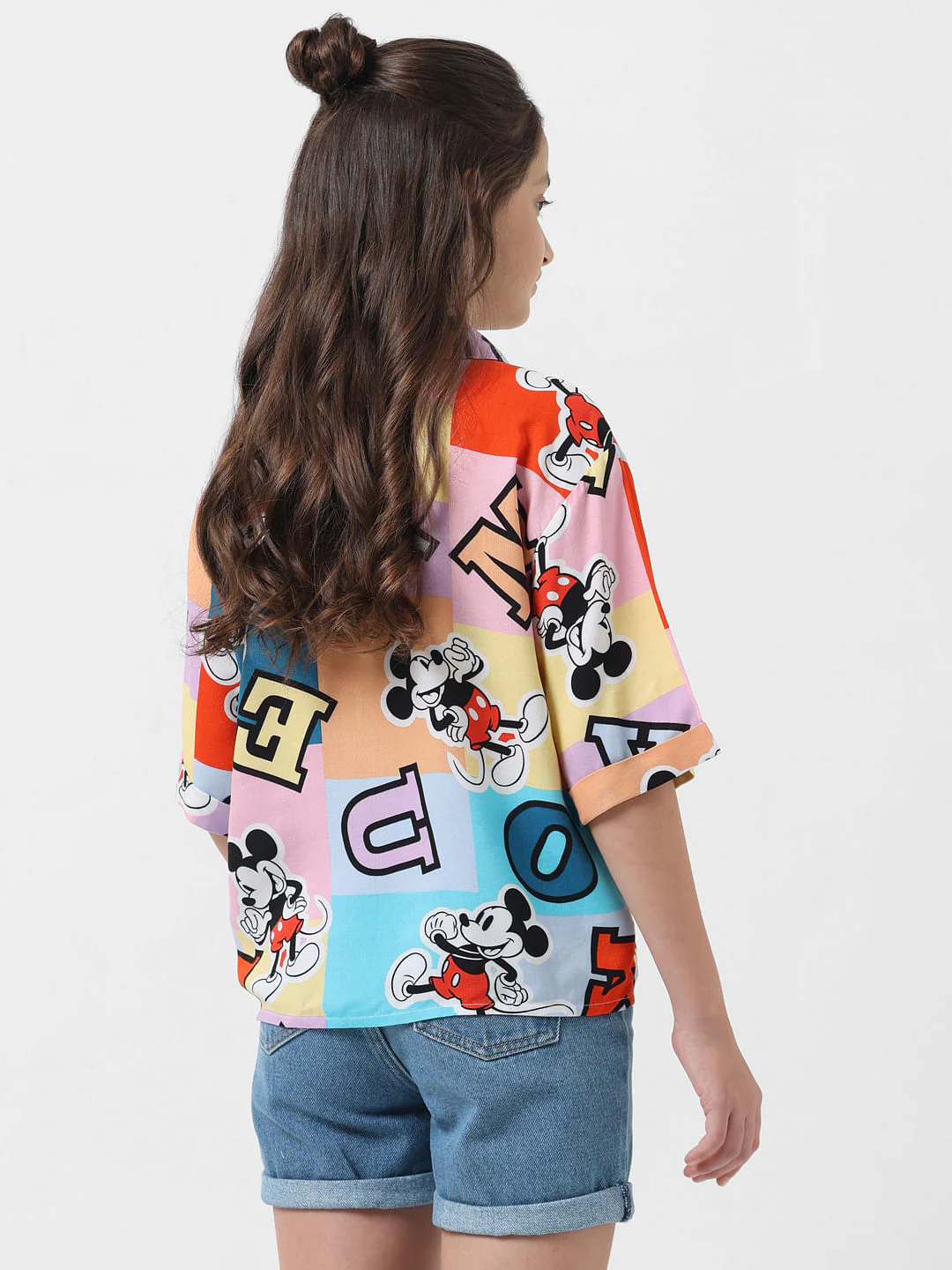 Girl X Disney White Colourblocked Shirt - Image 3
