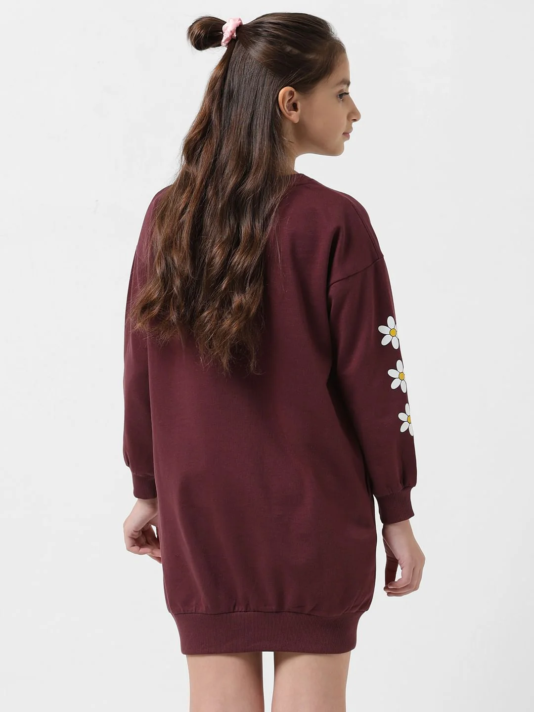 Girl X Disney Brown Mickey Sweatshirt Dress - Image 3