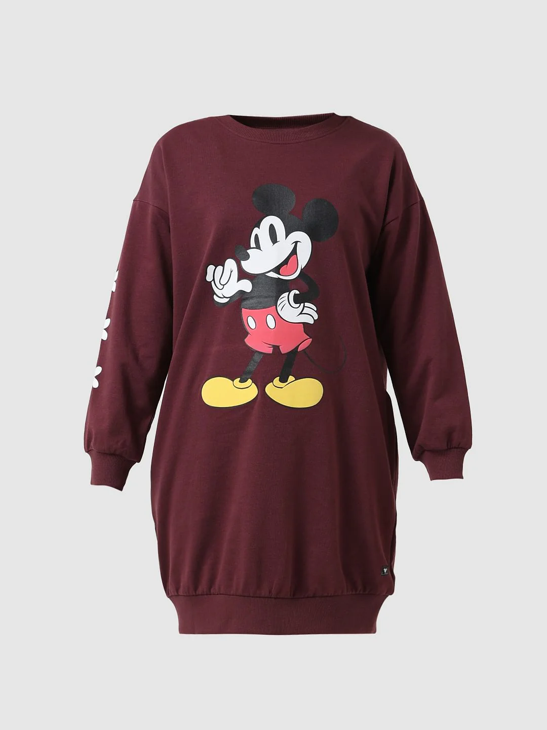 Girl X Disney Brown Mickey Sweatshirt Dress - Image 6