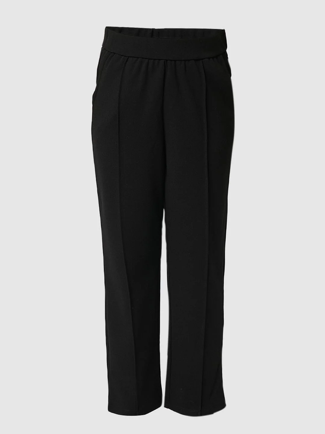 Girl Black Mid Rise Pintuck Pants - Image 7