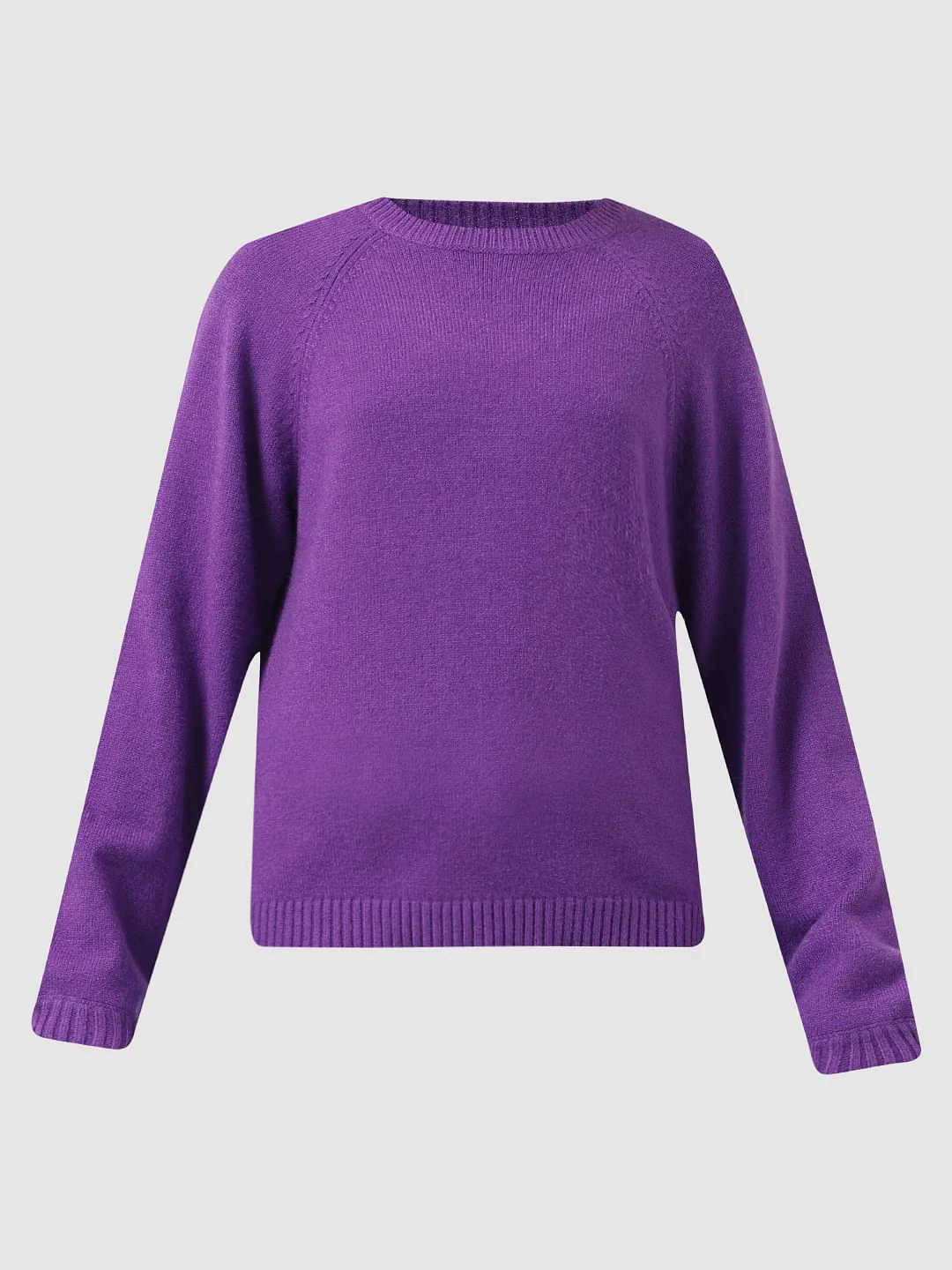 Girl Dark Purple Full Sleeves Pullover - Image 6