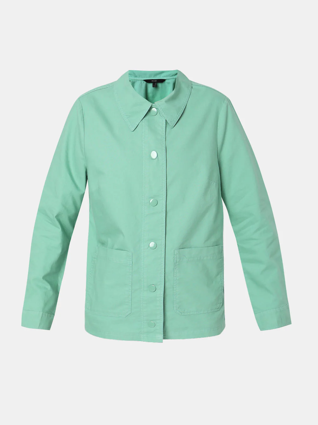 Green Artwork Print Shacket - Image 7