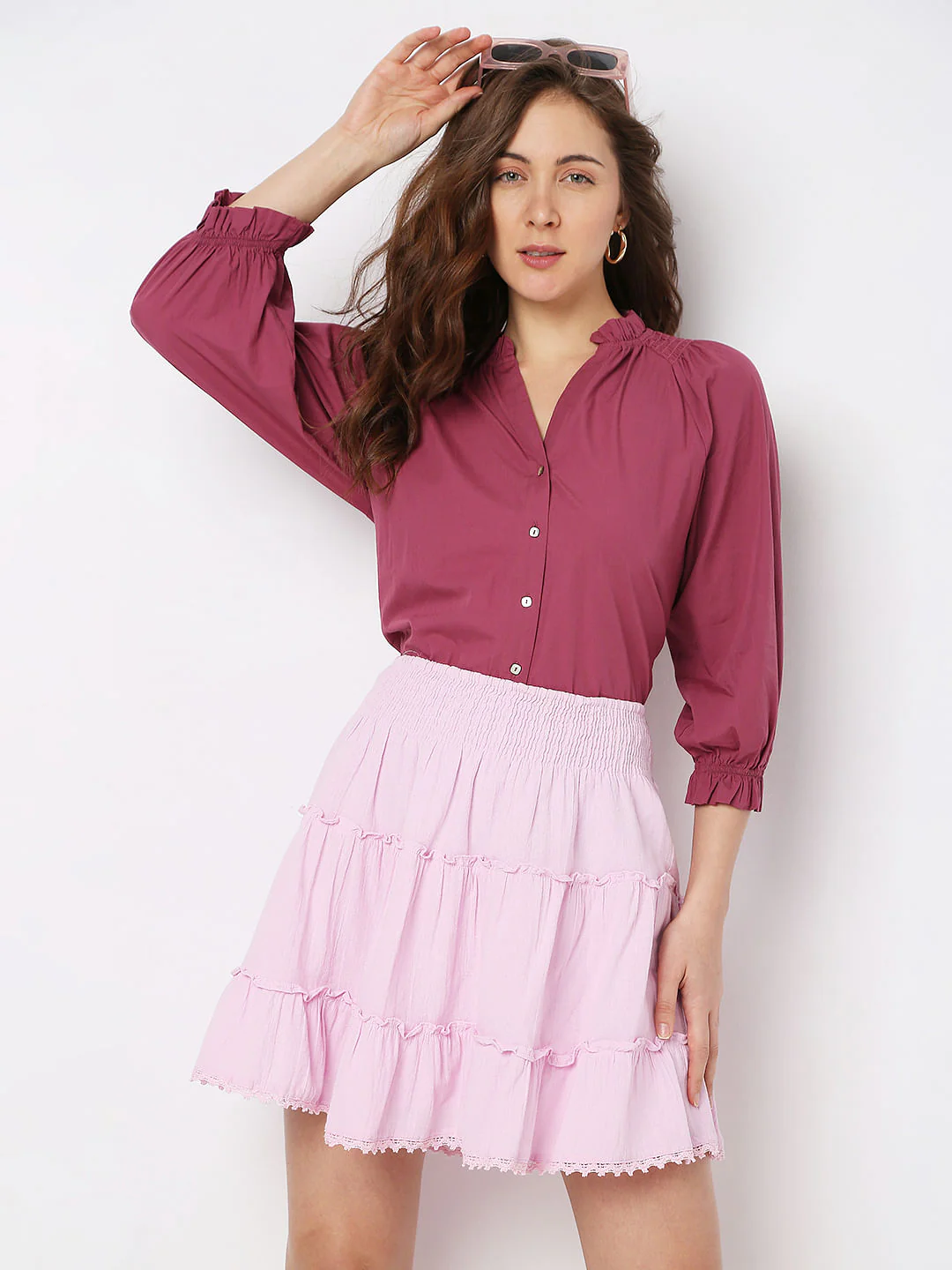 Dark Pink Top