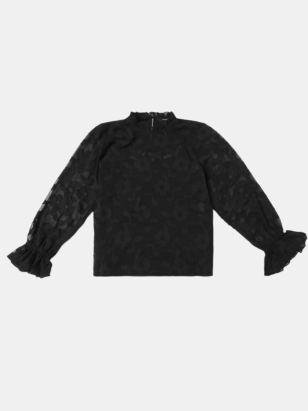 Black Floral Top - Image 7
