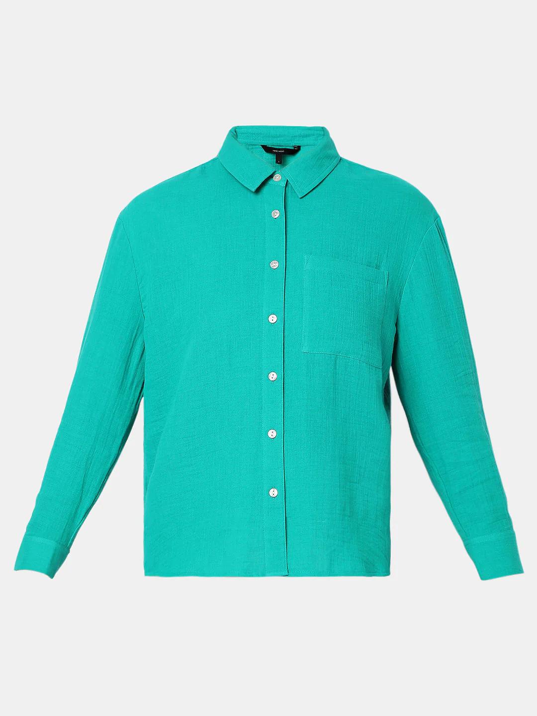 Green Drop Shoulder Shirt - Image 7