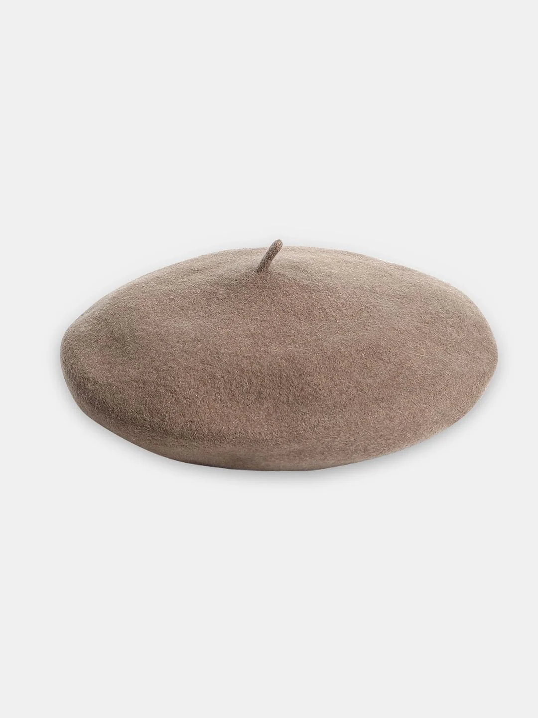 Brown Wool Beret - Image 2