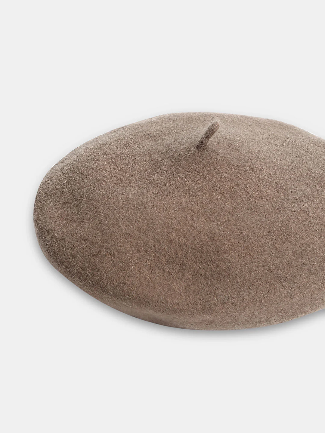 Brown Wool Beret - Image 3