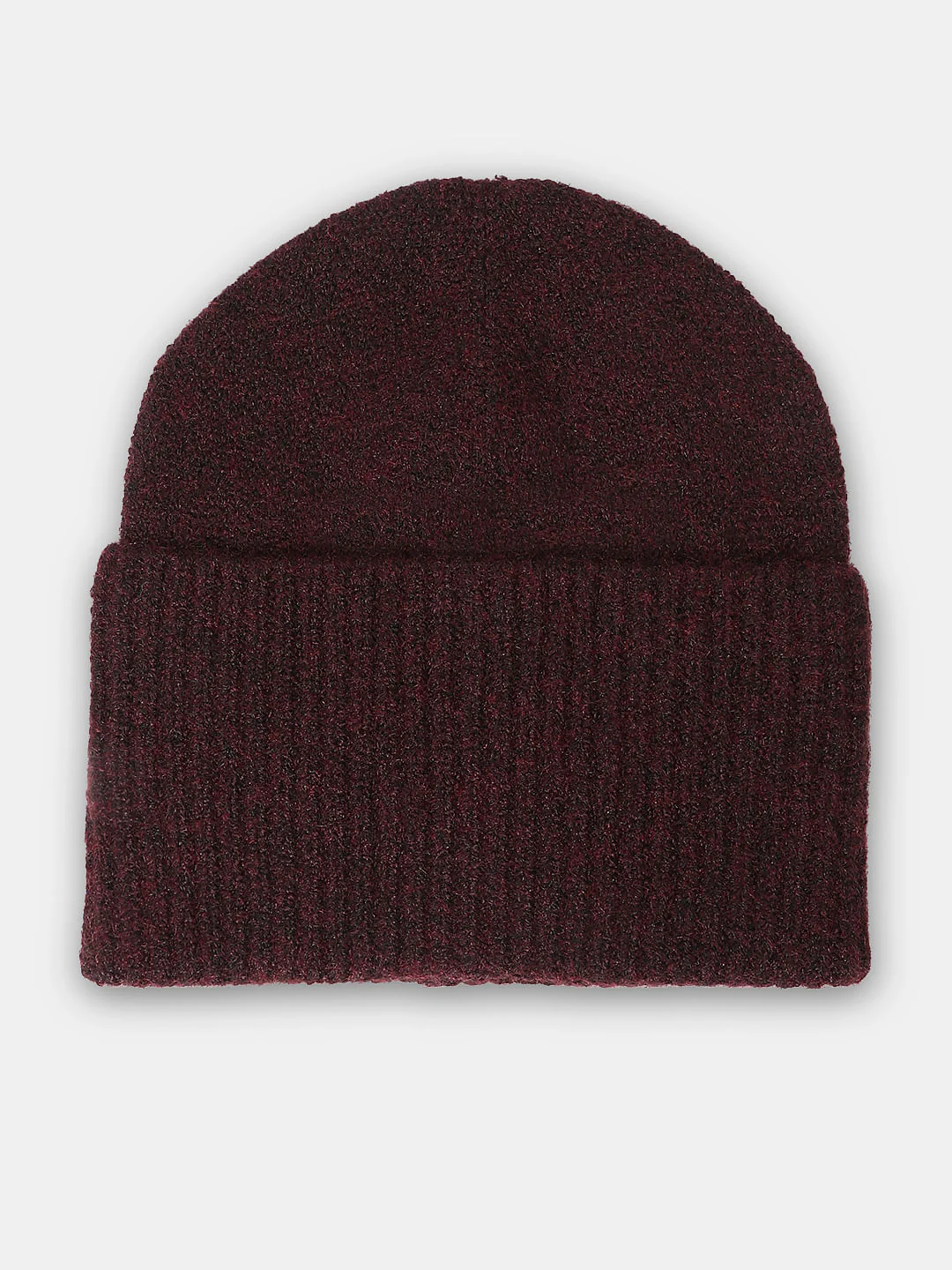 Burgundy Wool Beanie - Image 2