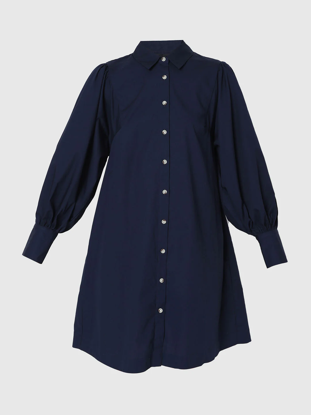 Blue Button Down Dress - Image 7