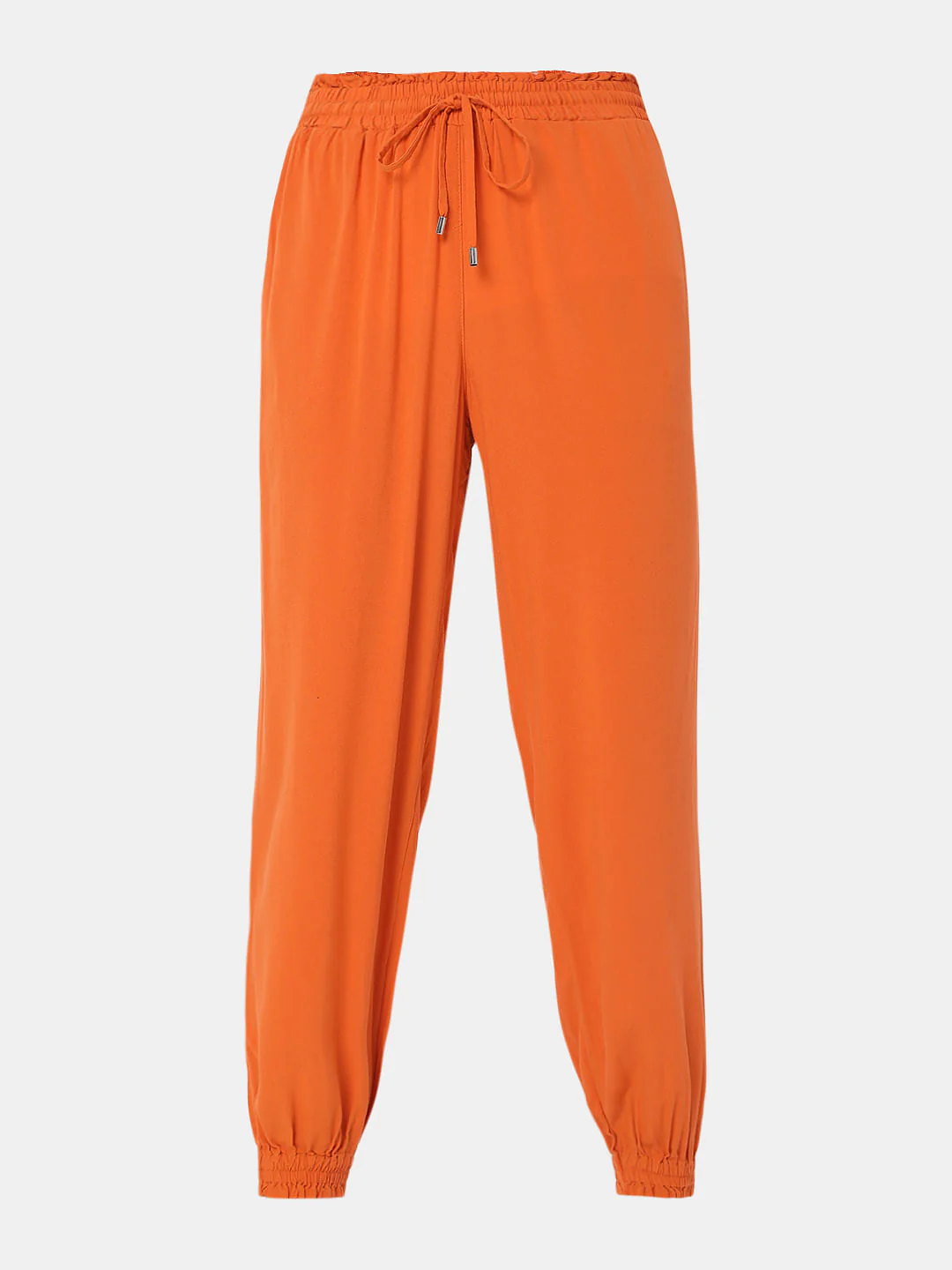 Orange Mid Rise Cargo Pants - Image 7