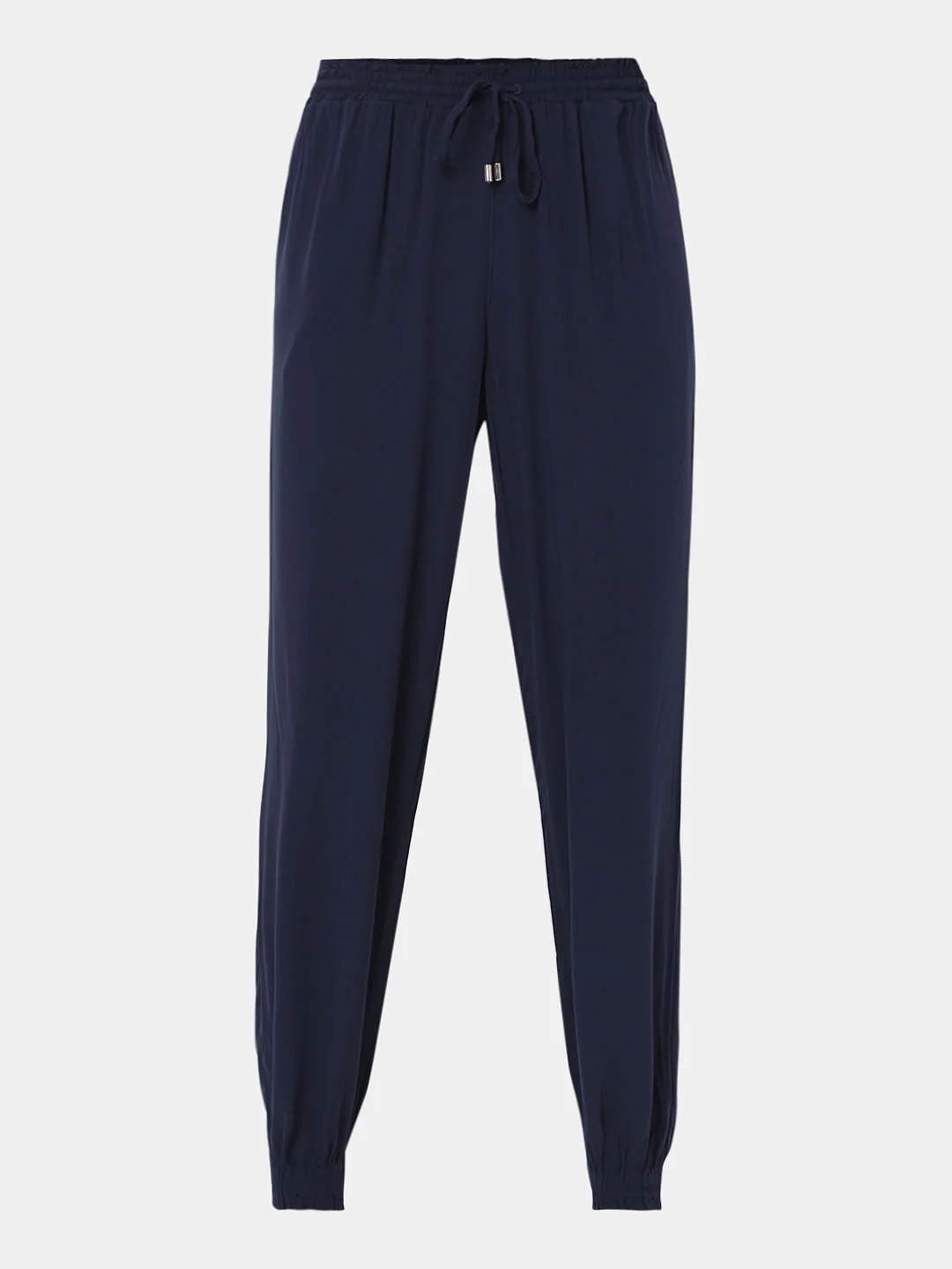 Navy Blue Mid Rise Cargo Pants - Image 7