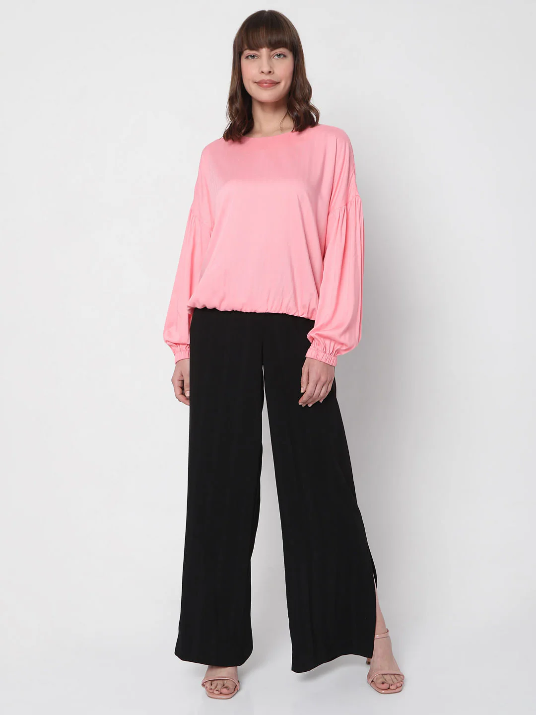 Pink Drop Shoulder Top - Image 5