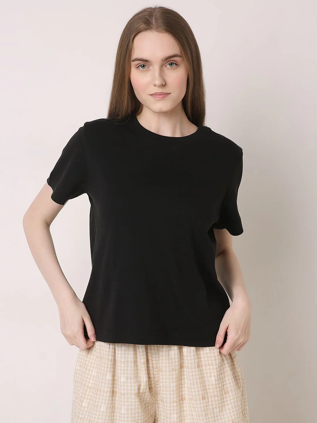 Black Organic Cotton T-Shirt - Image 2