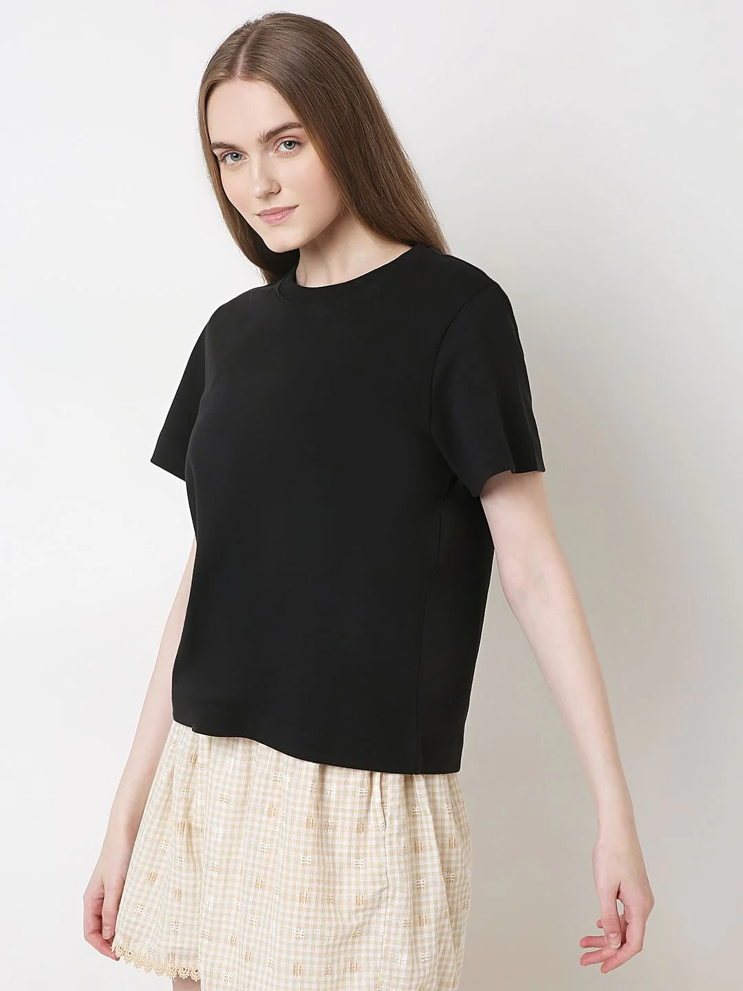 Black Organic Cotton T-Shirt - Image 3