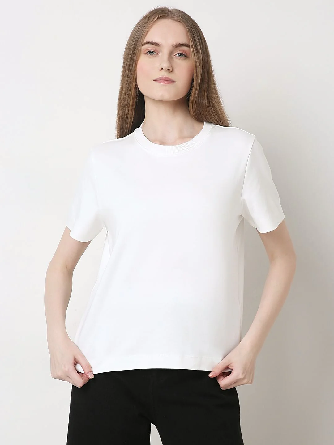 White Organic Cotton T-Shirt - Image 2
