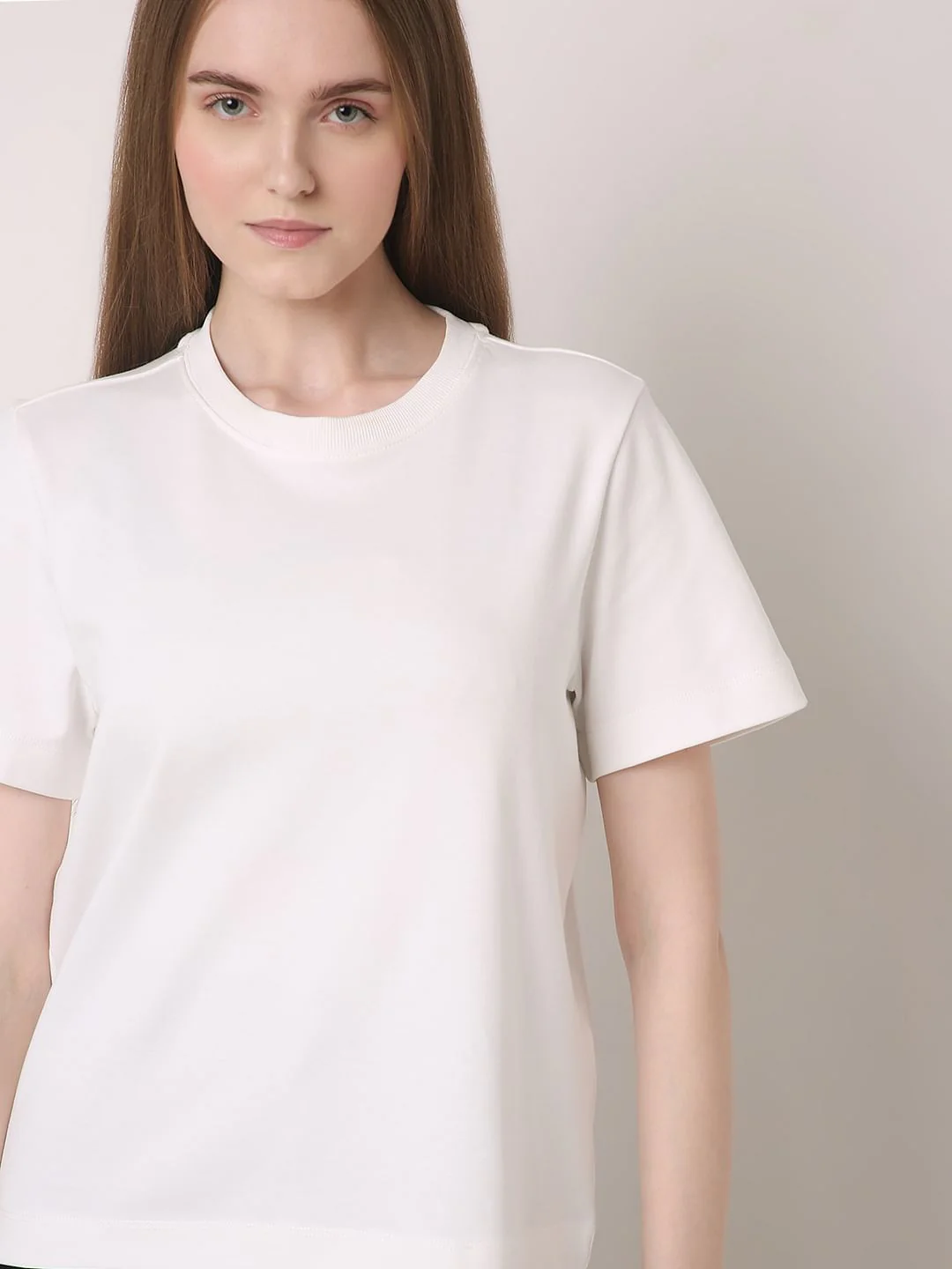 White Organic Cotton T-Shirt - Image 6