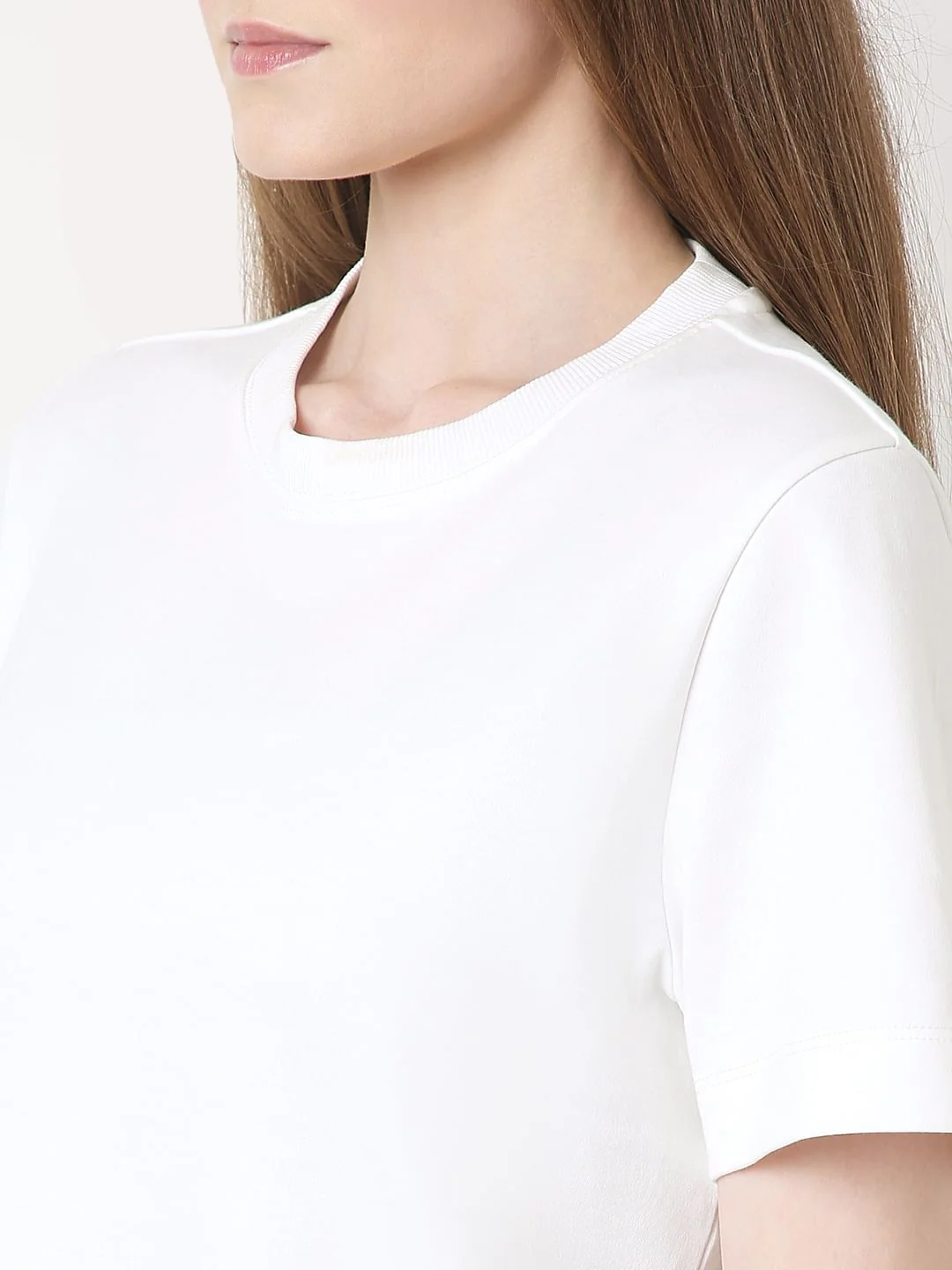 White Organic Cotton T-Shirt - Image 8
