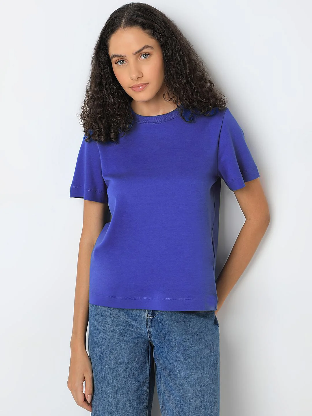 Blue Organic Cotton T-Shirt - Image 2