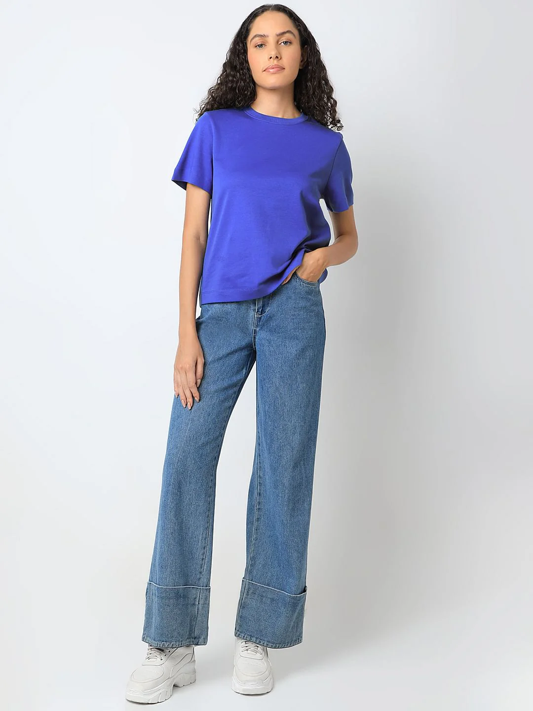 Blue Organic Cotton T-Shirt - Image 5