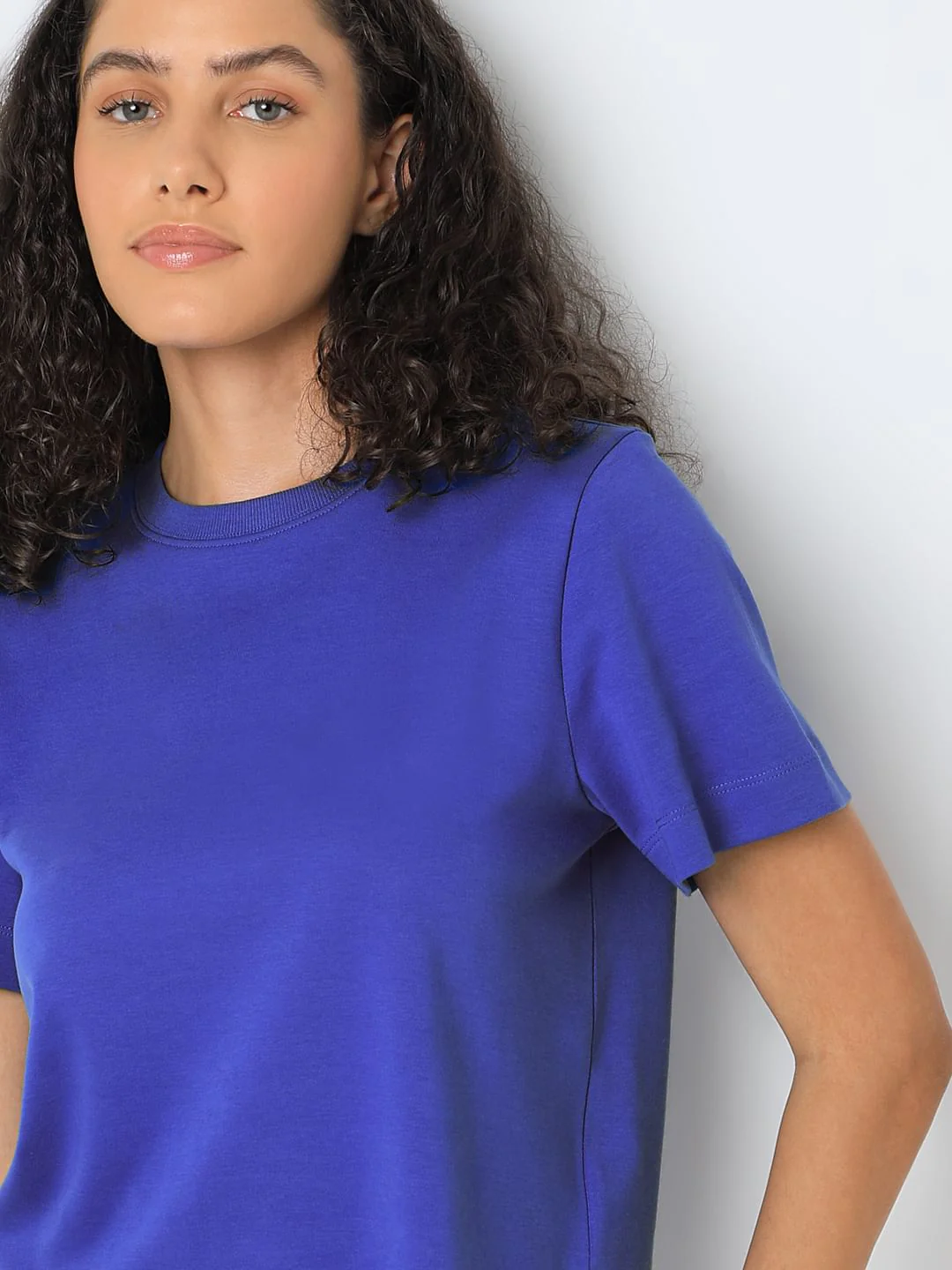 Blue Organic Cotton T-Shirt - Image 6