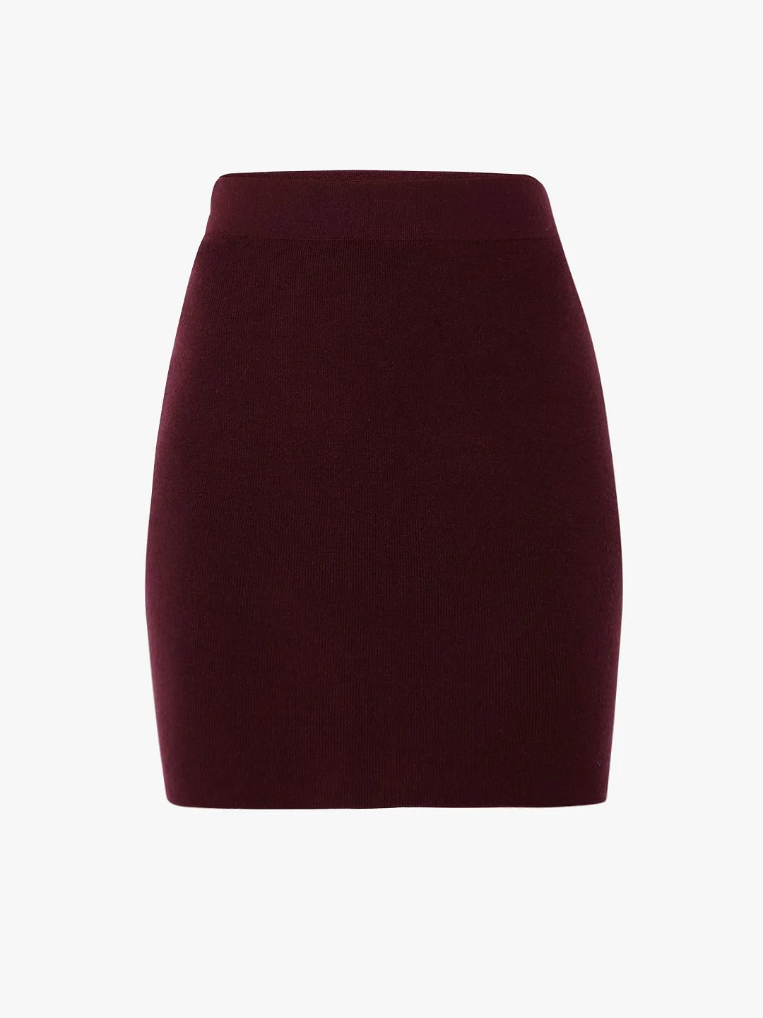 Wine High Rise Bodycon Skirt - Image 7