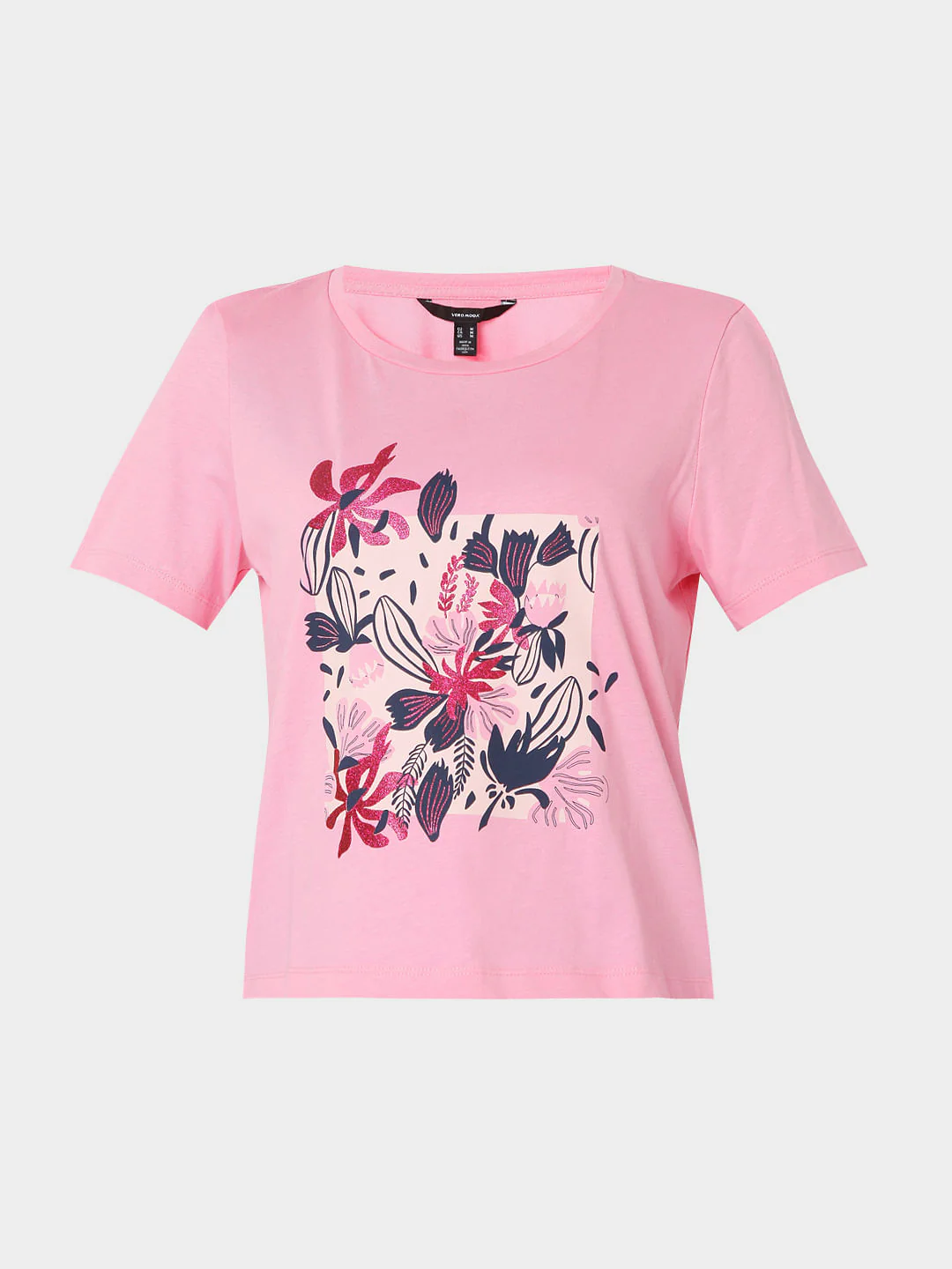 Pink Graphic Print T-Shirt Top - Image 7
