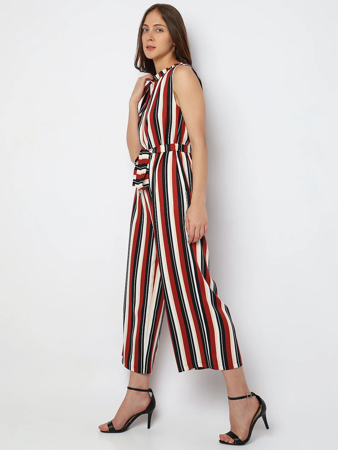 Red Striped Jumpsuit - Image 3