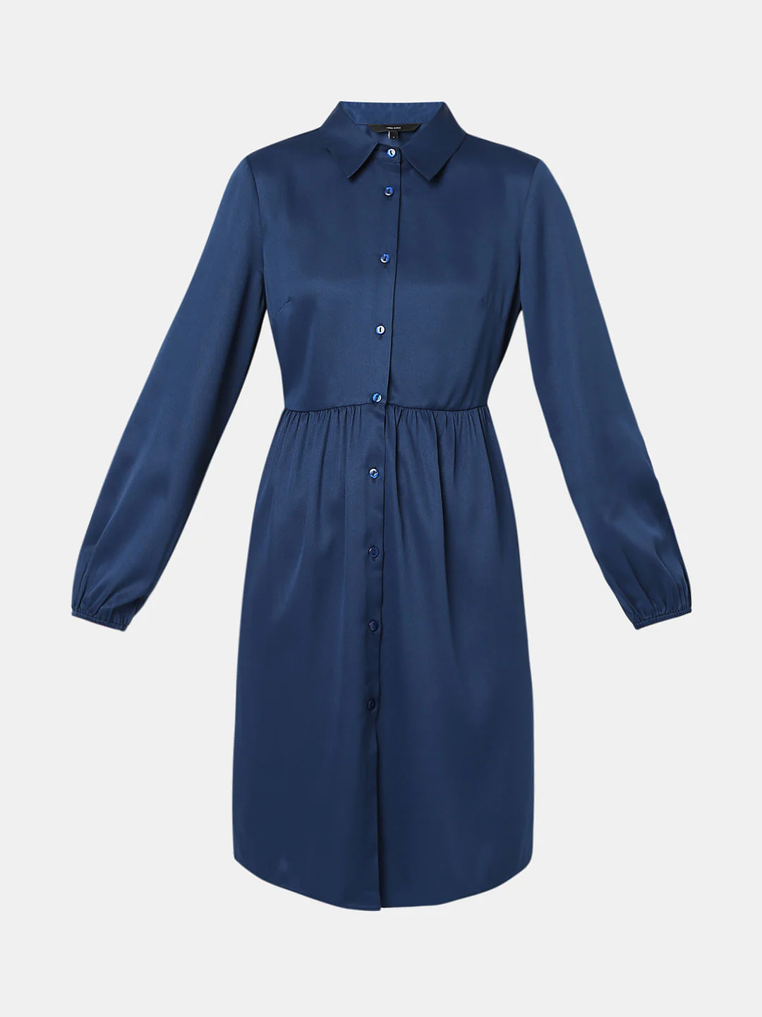 Dark Blue Shirt Dress - Image 7