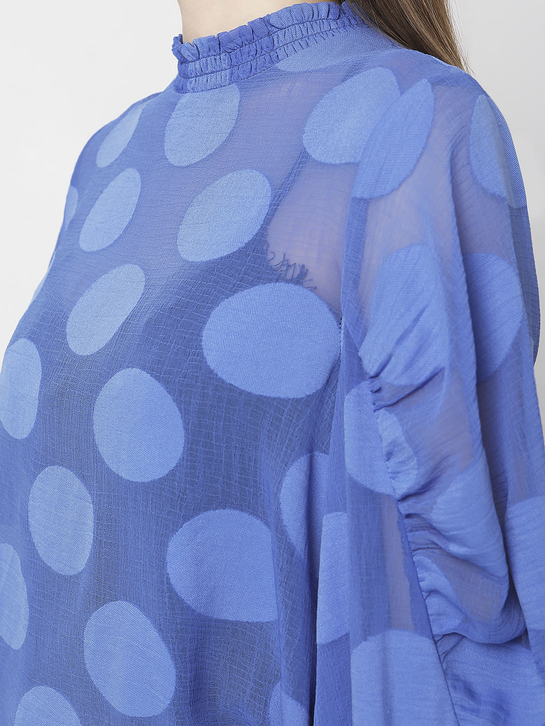 Blue Polka Dot Top - Image 7
