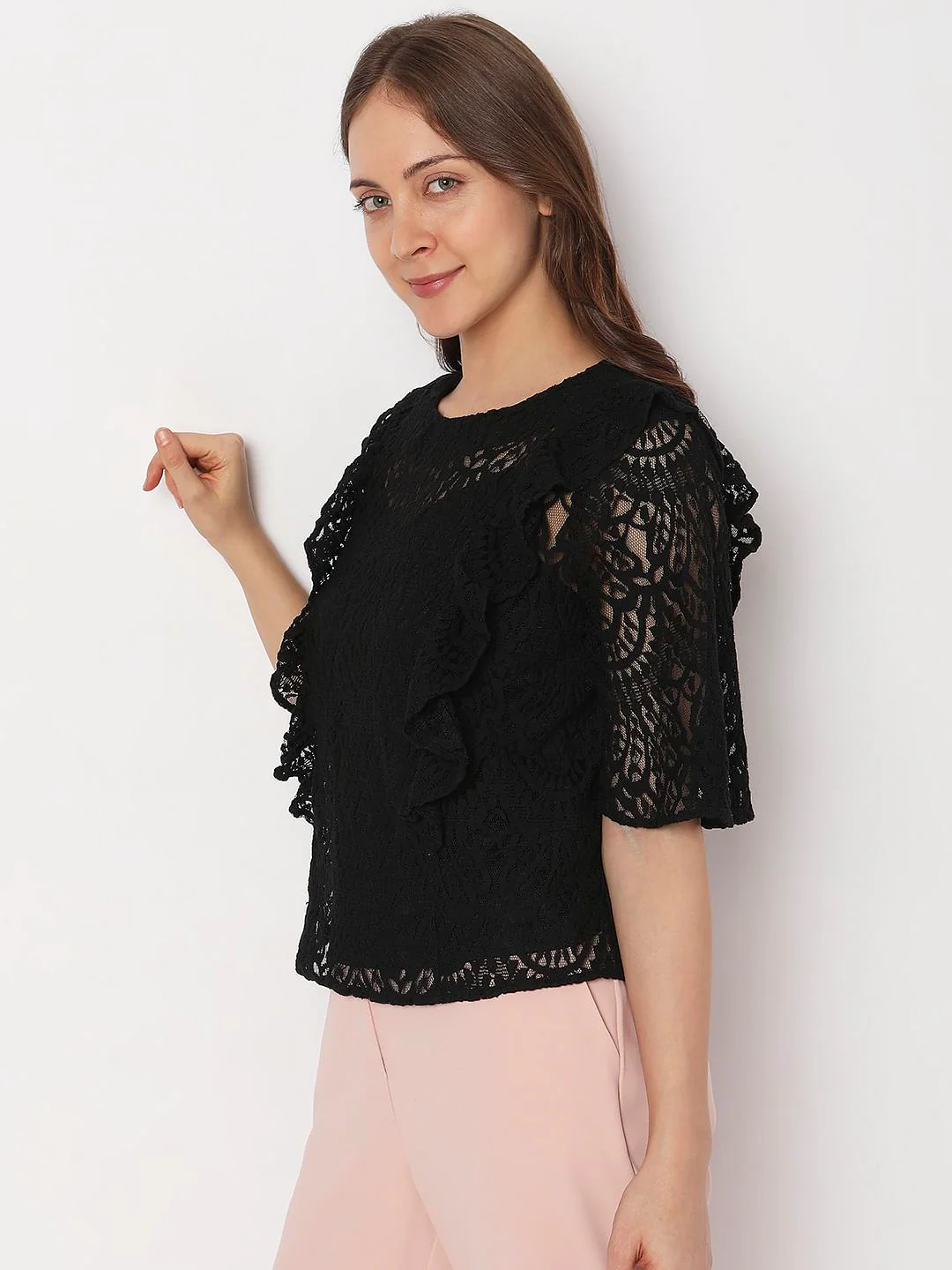 Black Lace Top - Image 3