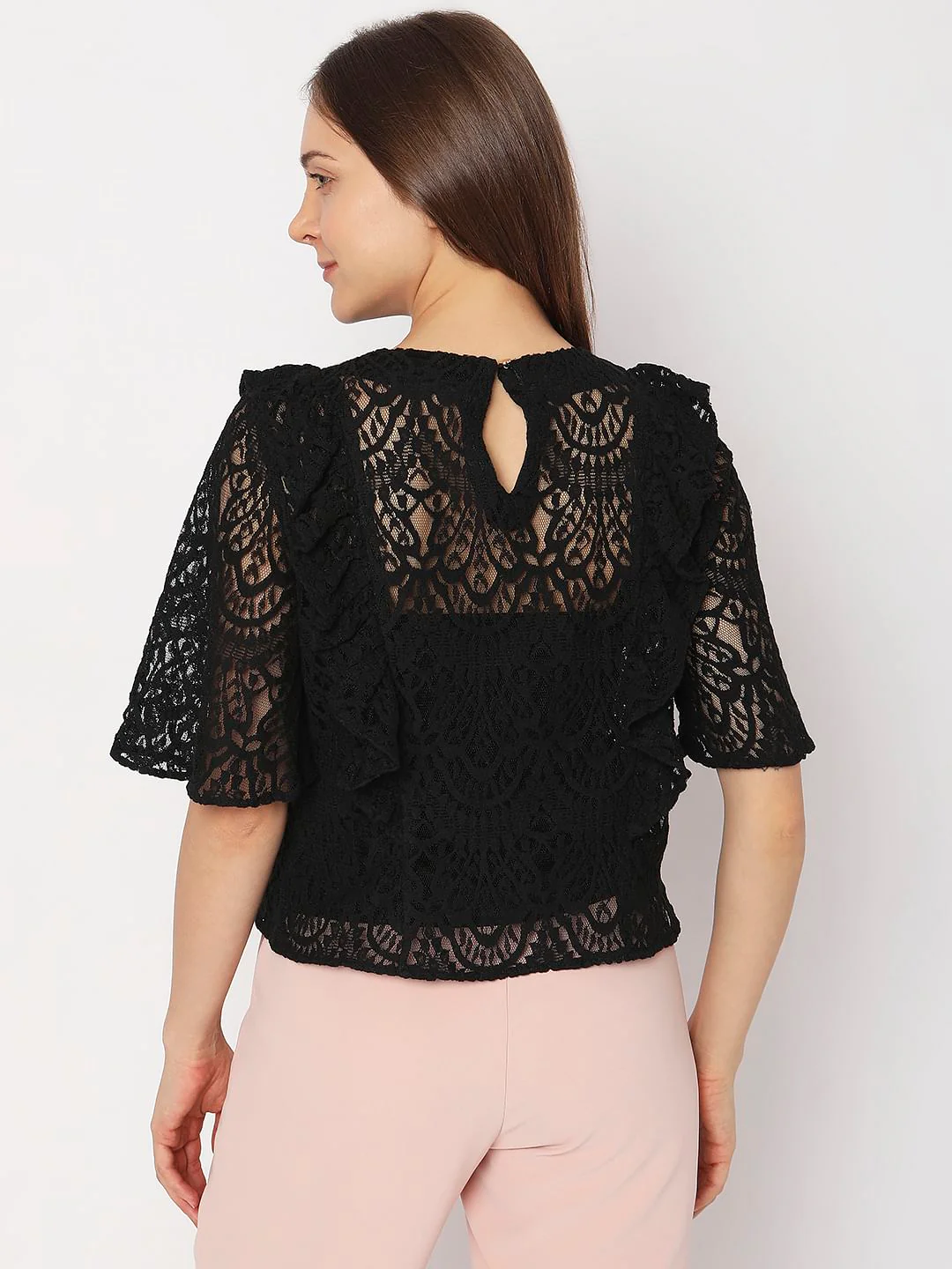 Black Lace Top - Image 4