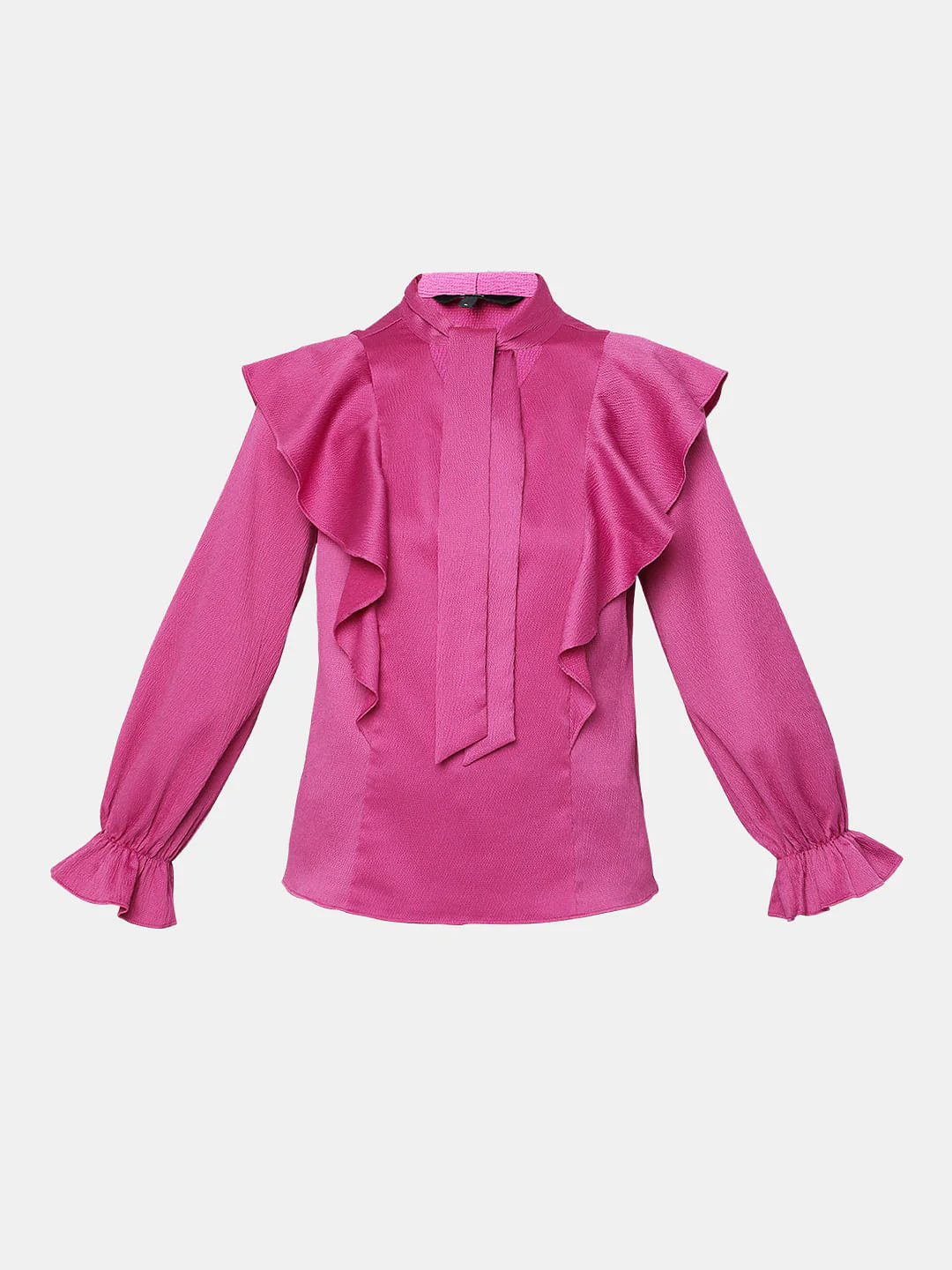 Purple Ruffle Sleeves Top - Image 7