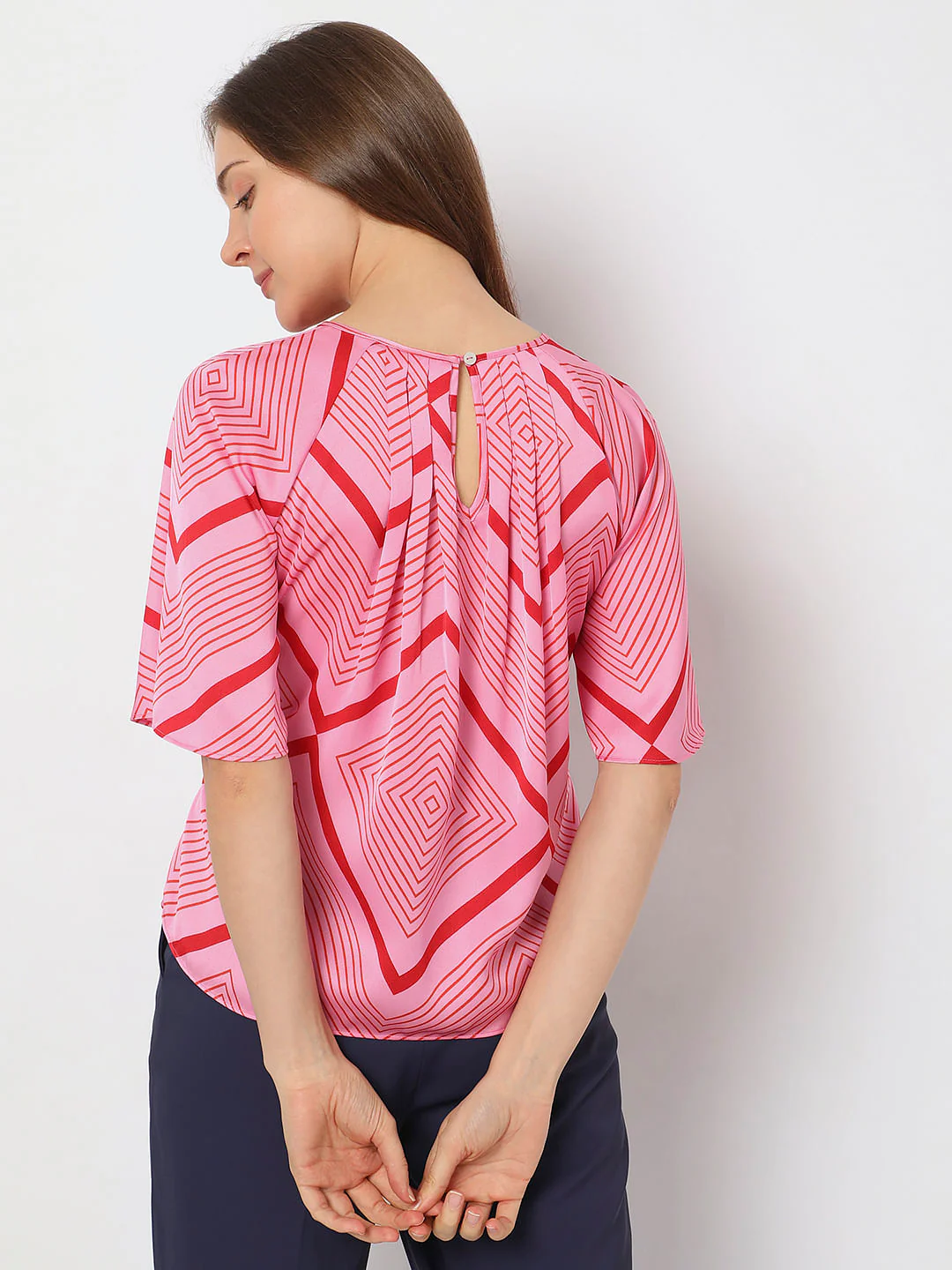 Pink Printed Top - Image 4