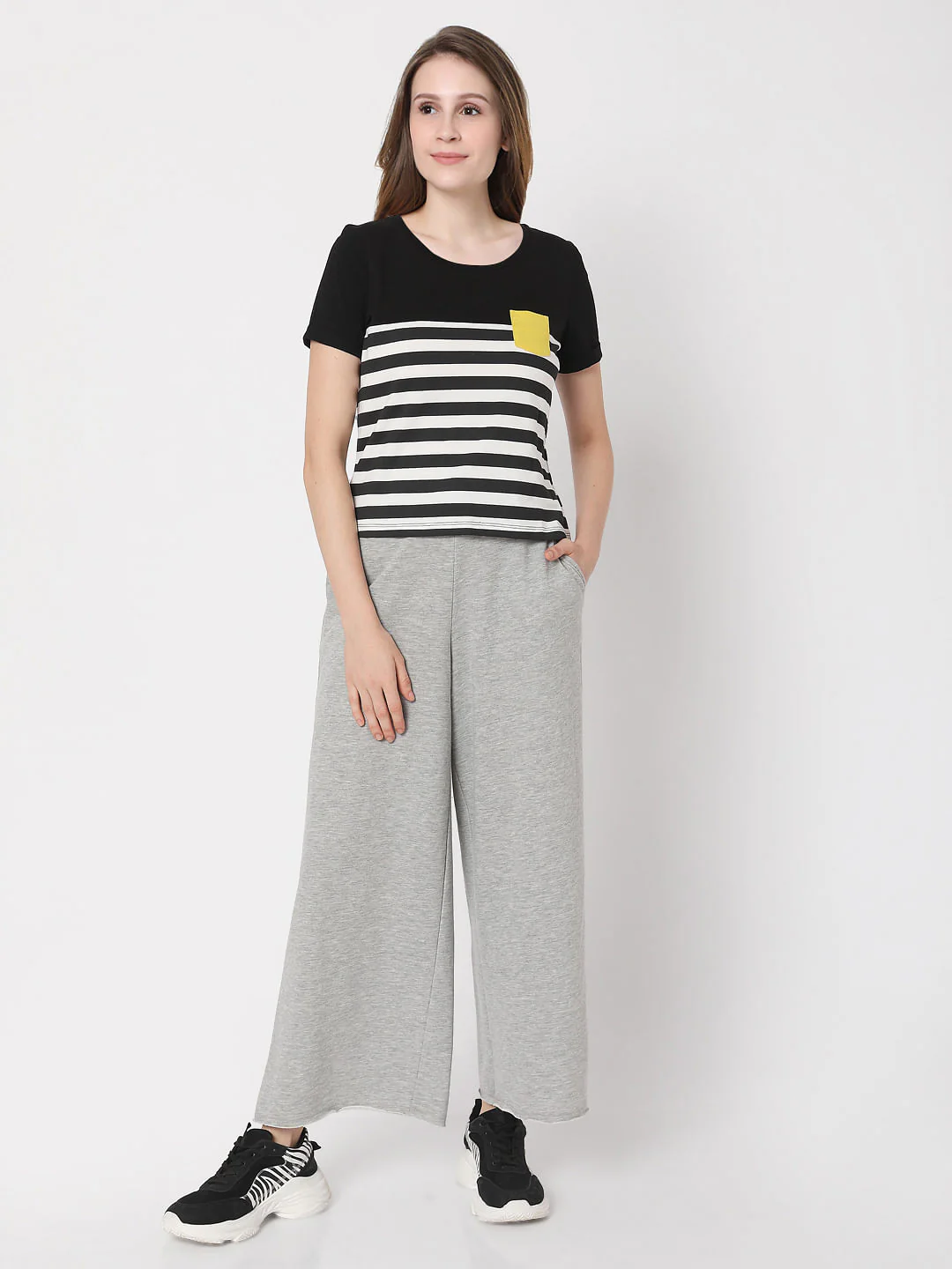 Black Striped T-Shirt - Image 4