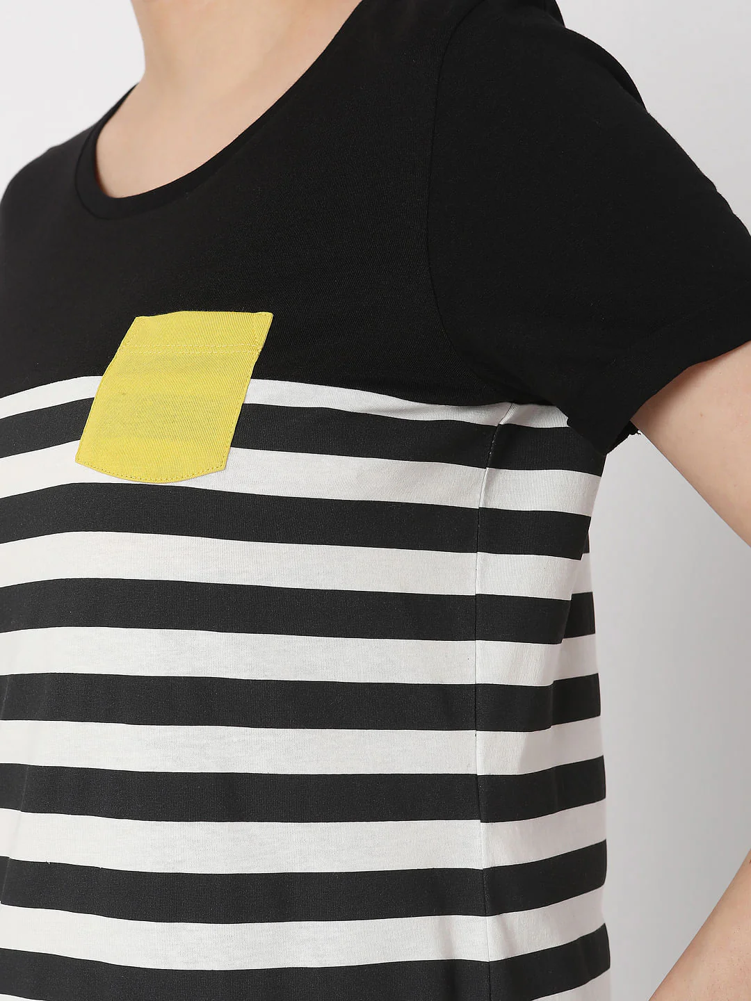 Black Striped T-Shirt - Image 5