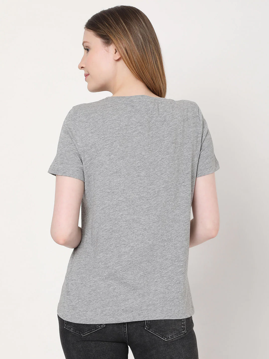Grey Pocket Print T-Shirt - Image 3