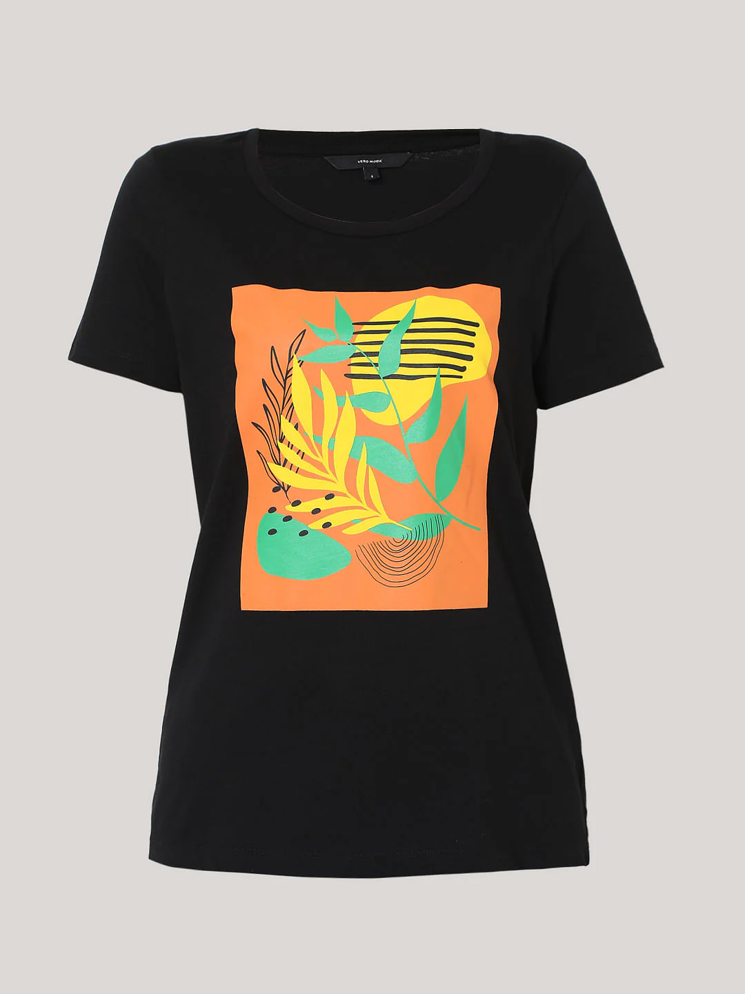 Black Graphic Print T-Shirt - Image 6