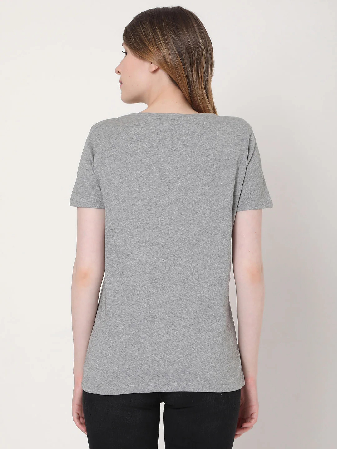 Grey Graphic Print T-Shirt - Image 3