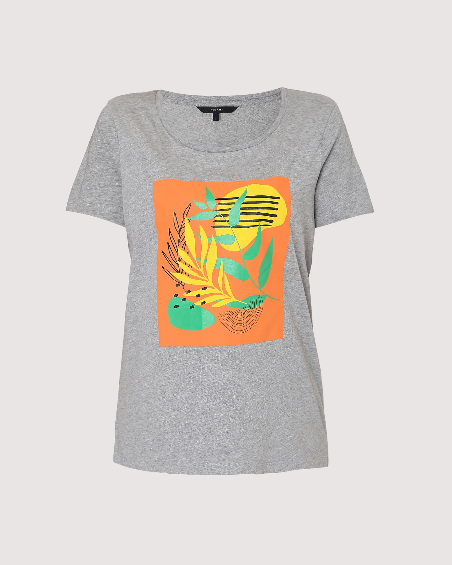 Grey Graphic Print T-Shirt - Image 6