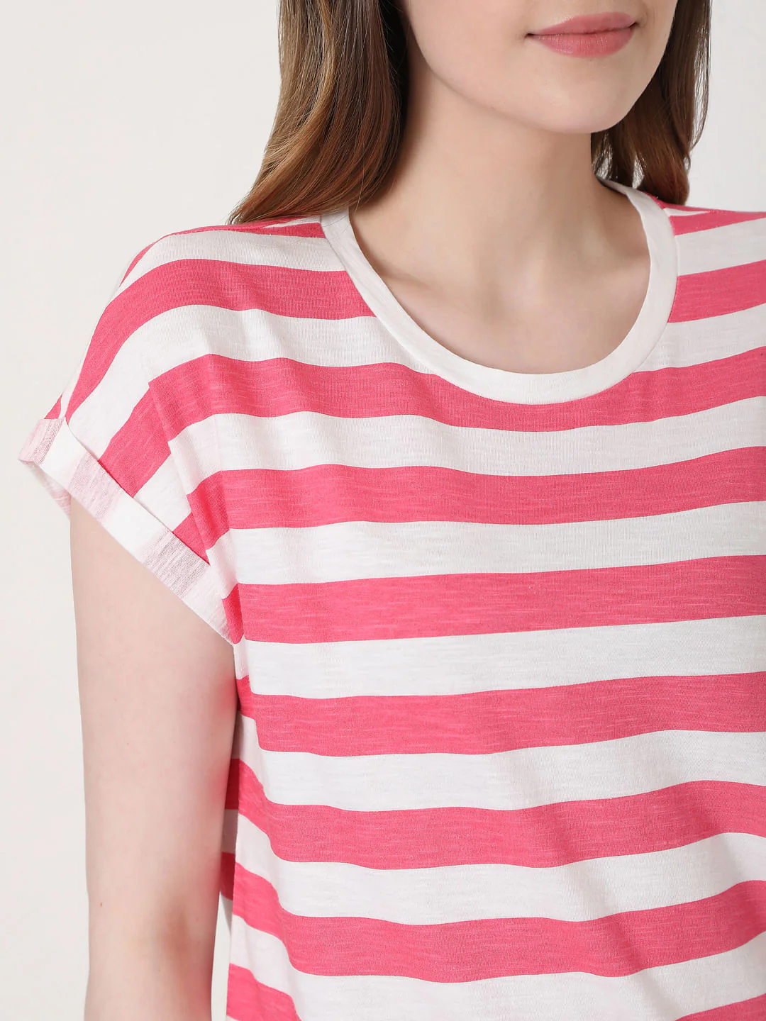 Pink Striped T-Shirt - Image 5